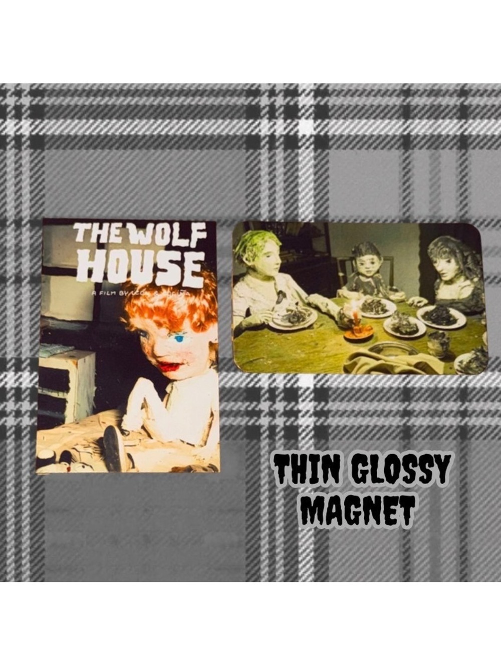 The Wolf House Handmade Thin Glossy Magnet Set